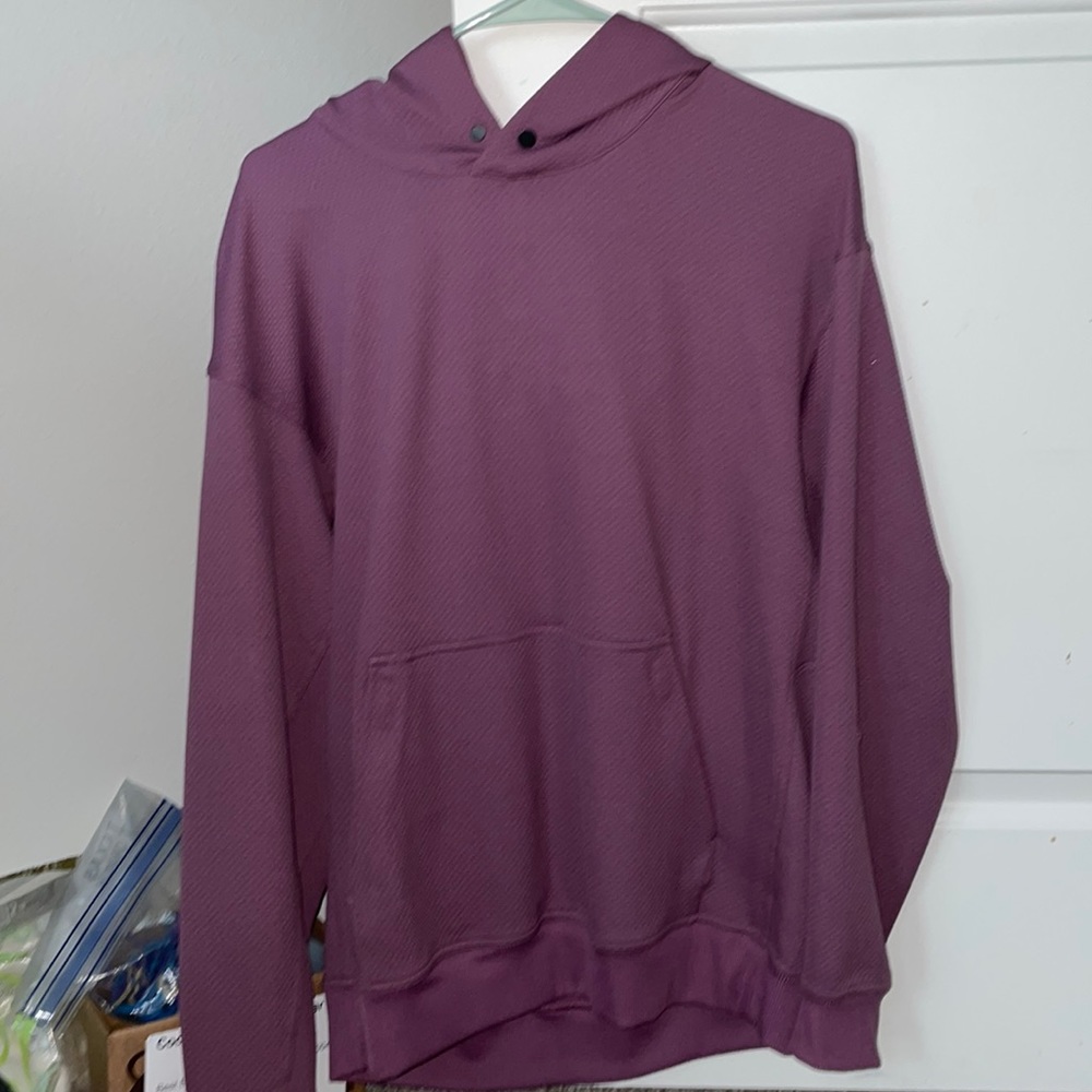 Relaxed-Fir Train Hoodie, Vintage Plum